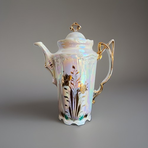 Antike jugendstil kaffeekanne - antike,