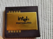 Intel Pentium Pro Gold Keramik CPU 200 MHz Goldcap KB80521EX200