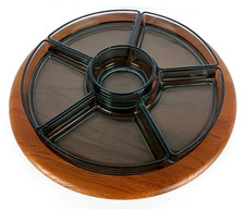 Digsmed teak appetizer tray - digsmed,