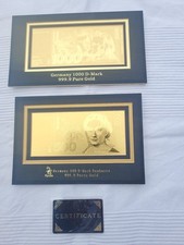 Germany "1x 1000 D-Mark + 1x