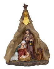 Krippe mit josef maria jesus - krippe,