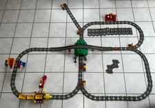 Lego Duplo Eisenbahn mit Tunnel, Brücke, Weichen, Bahnübergang, Kreuzung uvm.