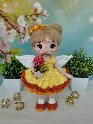 Amigurumi gehäkelte puppe - amigurumi,