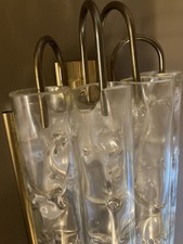 Doria Eisglas Wandlampe Lampe