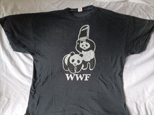  T-Shirt Wrestling WWF Herren Gr. 2XL Funshirt Panda selten RAR