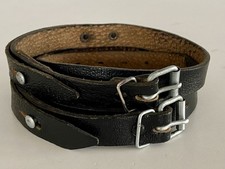 2 Packriemen Zeltbahn NVA DDR Leder IV.  Quartal 1963 Länge 58cm original