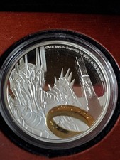Lord of The Rings 1oz Silbermünze 2021 Sauron Herr der Ringe Niue