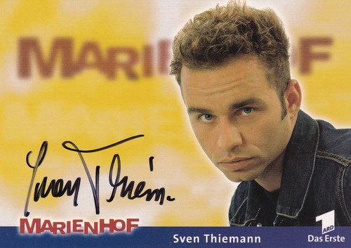 Autogramm sven thiemann - sven,