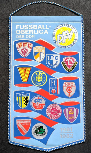 Orig wimpel fußball ddr - wimpel,