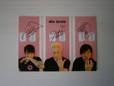 ██ Die Ärzte - Autogramm ! Bela B. Farin Urlaub ! ULTRA RARES STÜCK ! SELTEN !