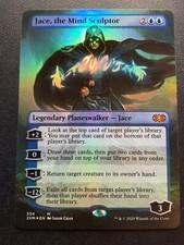 MTG, Jace, the Mind Sculptor, Borderless, Foil, Double Masters, von 2020, NM/M