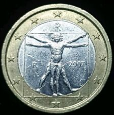 1 Euro Münze Italien 2007 Vitruvianischer Mensch - Leonardo da Vinci