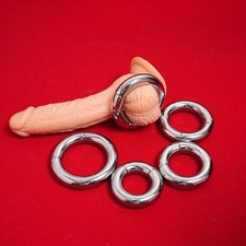 Edelstahl Penisring Magnetische/Schraube Hodensack Penistraining Hodenringe BDSM