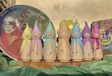 NEW 7 doll set, Pastel