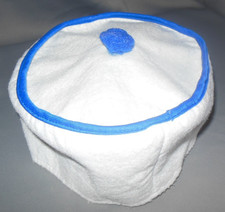 Matrosen Kappe Hut Mütze Weiß Blau Fasching Karneval Fastnacht Herren Damen