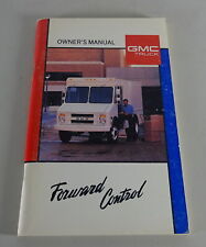 Owner´s Manual / Handbook GMC Truck Forward Control Chassis Stand 1989