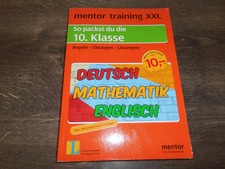 mentor training XXL Deutsch Mathe Englisch 10. Klasse Langenscheidt