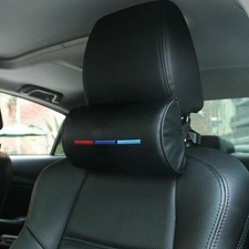 1/2x Für BMW Leder Auto Kopfstütze Nackenkissen Zweck Autositzkissen Autozubehör