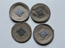 4 x Oberschützenabzeichen auf Drillichtuch, Tropen, Afrika, original