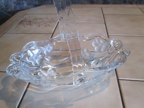 Glas körbchen mit - glas,