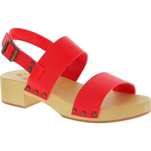 Damen holz clogs mit - damen,