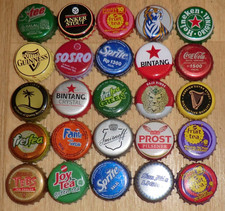 25 KRONKORKEN 2007 bis 2024 aus BALI/ JAVA Bier BINTANG Anker COLA Fanta PROST 1