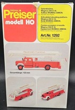 Preiser 1292 feuerwehr - 1292,
