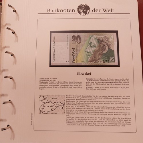 Banknoten der welt - -, slowakei