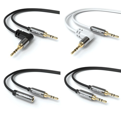 5mm aux kabel - klinke, winkel