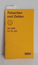 Tatsachen und Zahlen die DDR