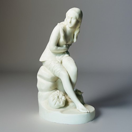 Antike weiße parian - ware, keks