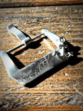 24mm Handgefertigte Dornschließe Maritim Taucher Diver Buckle Uhrbandschließe