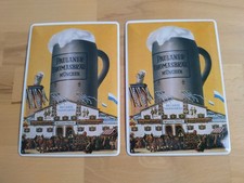Paulaner Thomas Bräu Blechpostkarte 2x