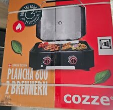 Gasgrill mit Deckel, 2 Brennern, 6,4 kW Leistung, Elektronische Zündung