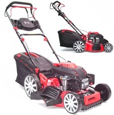 Benzin Rasenmäher Selbstantrieb Radantrieb Mulchen Seitenauswurf Mulcher Mäher