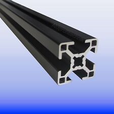 Alu Profil 30 x 30 Nut 8 BP30 schwarz eloxiert Nutprofil Designprofil Aluprofil