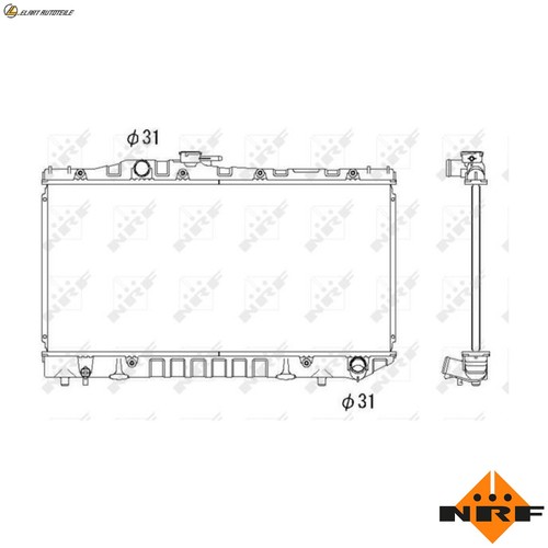 Kühler motorkühlung 516712 - motorkÜhlung,