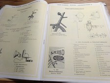 Alter Fahrrad Händler Katalog 1925 Reklame historisch Vorkrieg Werbung 143 S.