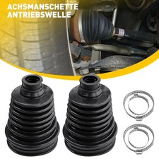 2X Faltenbalg Antriebswelle Achsmanschette Universal & Montagekegel Montagekonus