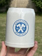 HACKERBRAU MÜNCHEN STEINZEUG BIERKRUG BEER MUG
