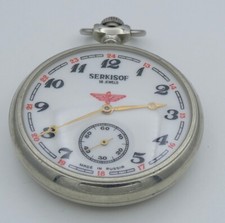 Serkisof 18 Jewels Taschenuhr Handaufzug----