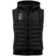 Herren warme Weste mit Kapuze