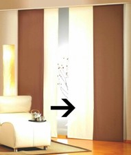 2er Set  Schiebevorhänge