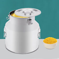 Milchkanne aus rostfrei Edelstahl Milchkrug Milch Transportkanne Milchbehälter