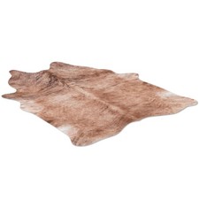 Kunstfellteppich - beige -