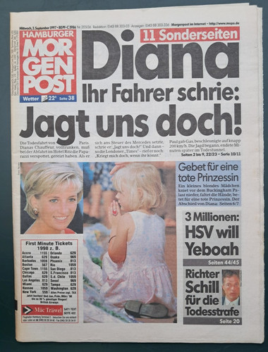 Hamburger morgenpost vom - hamburger,