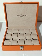 PERGHER MILANO Leder Uhrenbox