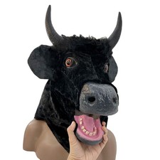 Schwarze kuhmaske - schwarze,