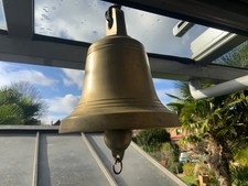 Schiffsglocke Messing Durchmesser ca. 13,5 cm sehr schwer