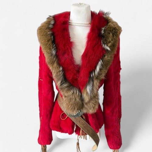 Vintage damen roter - damen, cropped